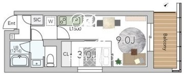 グランデュオ経堂17 402 間取り図