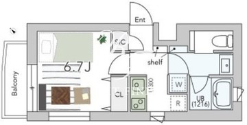 グランデュオ経堂17 303 間取り図