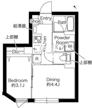 プラティーク下丸子 303 間取り図