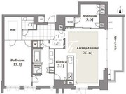 ザ・コノエ三田綱町 701 間取り図 ?>