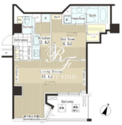 パークアクシス恵比寿 219 間取り図