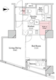 パークキューブ八丁堀 1106 間取り図