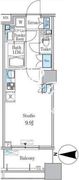 パークキューブ亀戸 703 間取り図