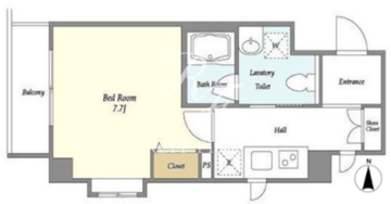 アーバンフォート住吉 705 間取り図