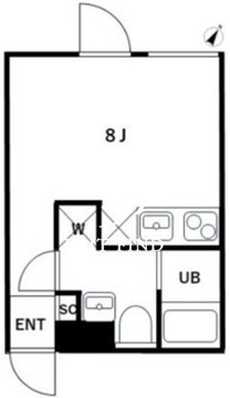 クリアル北品川 403 間取り図