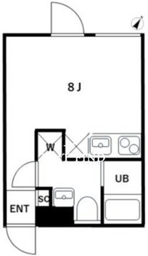 クリアル北品川 402 間取り図