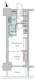 ブリリアイスト町屋 403 間取り図