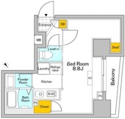 リヴシティ日本橋浜町 702 間取り図