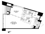 We Will 八丁堀 803 間取り図