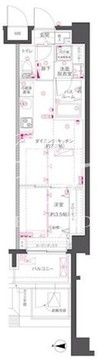 ズーム渋谷笹塚セカンド 404 間取り図