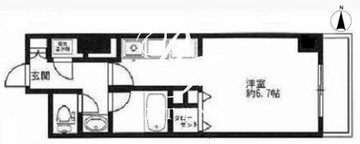 HF駒沢公園レジデンスタワー 1007 間取り図