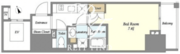 エスタート三田 501 間取り図