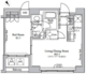 パークアクシス溜池山王 505 間取り図