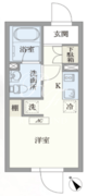 パセオ市谷台町 2-402 間取り図 ?>