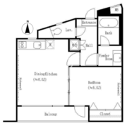 レジディア笹塚 119 間取り図