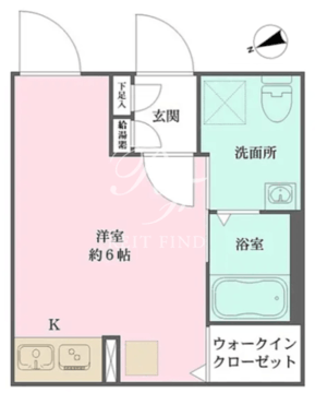 セレフォート神楽坂 102 間取り図