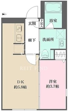 セレフォート神楽坂 201 間取り図