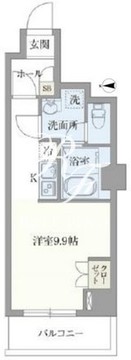 オープンブルーム押上 204 間取り図