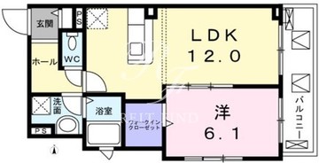 ドミールT馬込 304 間取り図