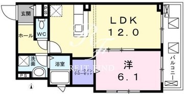 ドミールT馬込 205 間取り図