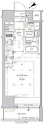 ザ・ログ日本橋 802 間取り図