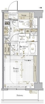 ブライズ西大井DUE 306 間取り図