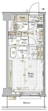 ブライズ西大井DUE 104 間取り図