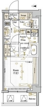 ブライズ西大井DUE 203 間取り図