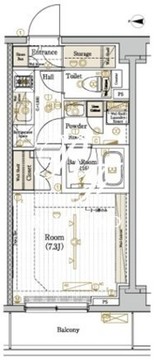 ブライズ西大井DUE 308 間取り図