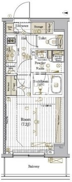 ブライズ西大井DUE 502 間取り図