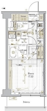 ブライズ西大井DUE 505 間取り図