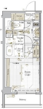 ブライズ西大井DUE 607 間取り図