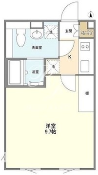 アレーロ三軒茶屋3 202 間取り図