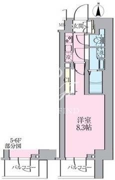 ルネサンスコート文京白山 103 間取り図