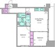 レジディア新川 702 間取り図