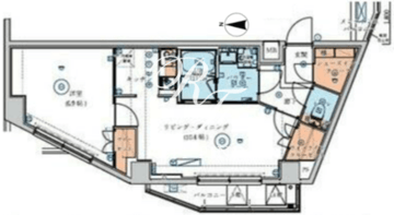 リヴシティ墨田 205 間取り図