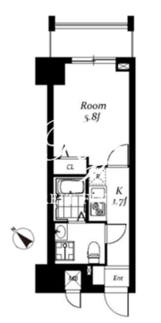 レジディア浅草吾妻橋 703 間取り図