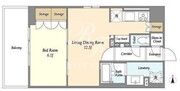 コンフォリア浅草松が谷 401 間取り図