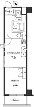 プライマル小石川 317 間取り図