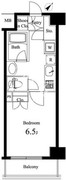 プライマル小石川 608 間取り図
