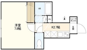 ウェルスクエアイズム四谷大京町 106 間取り図