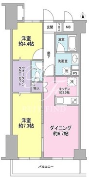 コンフォリア赤羽岩淵 503 間取り図