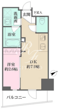 Ｎ-ｆｌａｔｓ三ノ輪 403 間取り図