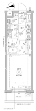 クレイシアIDZ祐天寺2 215 間取り図