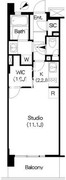 ブリリアイスト三軒茶屋 B-303 間取り図