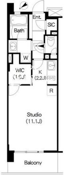 ブリリアイスト三軒茶屋 B-303 間取り図