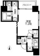 ライブカーサ早稲田 402 間取り図