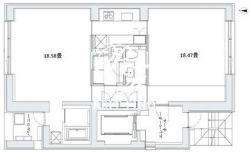 コンフィコレクションミナト 10F 間取り図