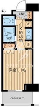 エコロジー東陽町 602 間取り図