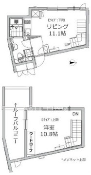 アレーロ江戸川橋 402 間取り図